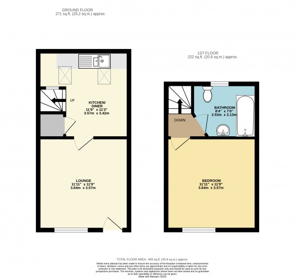 Floorplan for Gringley Road, Walkeringham