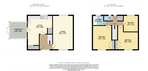 Floorplan for Gainsborough, Lincolnshire