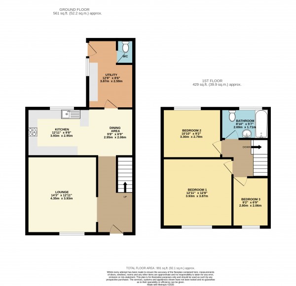 Floorplan for Misterton