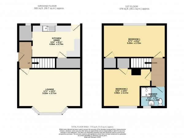 Floorplan for Gainsborough, Lincolnshire