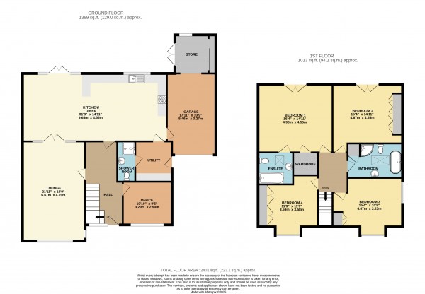 Floorplan for Blyton