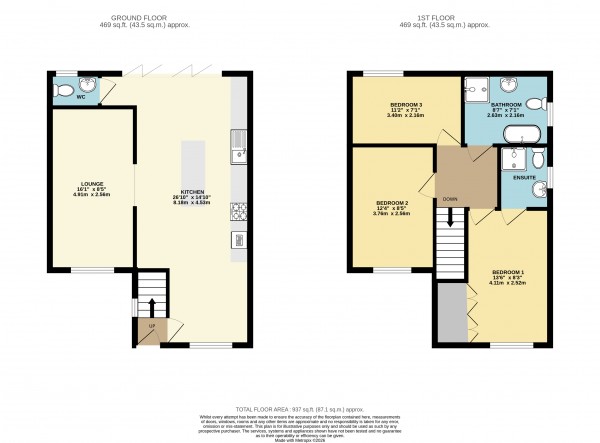 Floorplan for Gainsborough, Lincolnshire