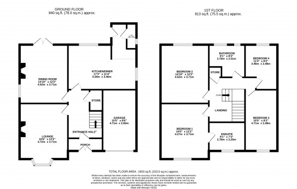Floorplan for Gainsborough, North Lincolnshire