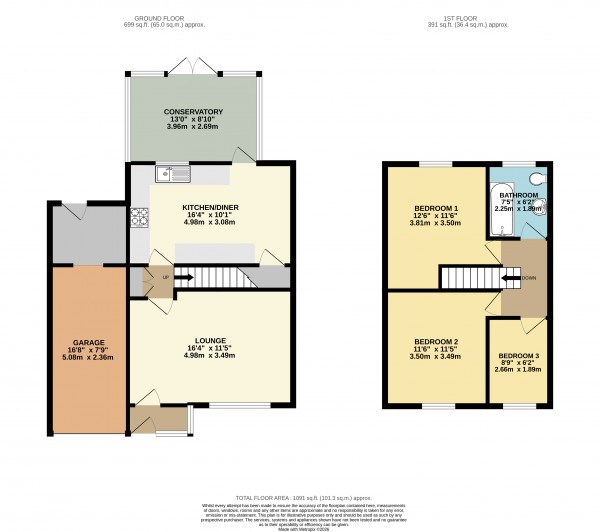 Floorplan for Gainsborough