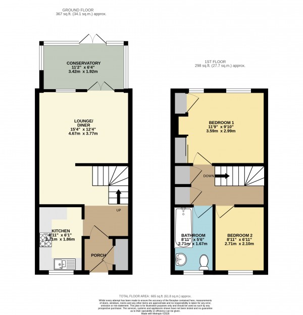 Floorplan for Haxey, Doncaster