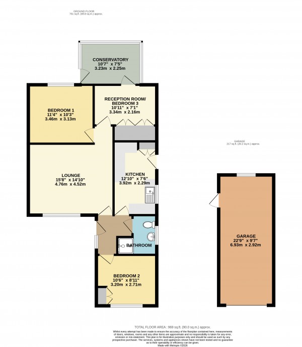 Floorplan for Marton, Gainsborough