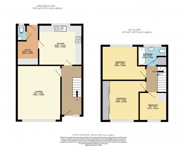Floorplan for Gainsborough