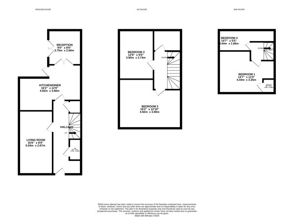 Floorplan for Gainsborough, Lincolnshire