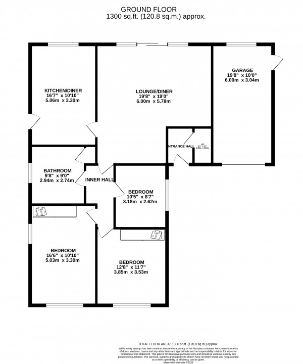 Floorplan for Healing, North East Lincolnshire