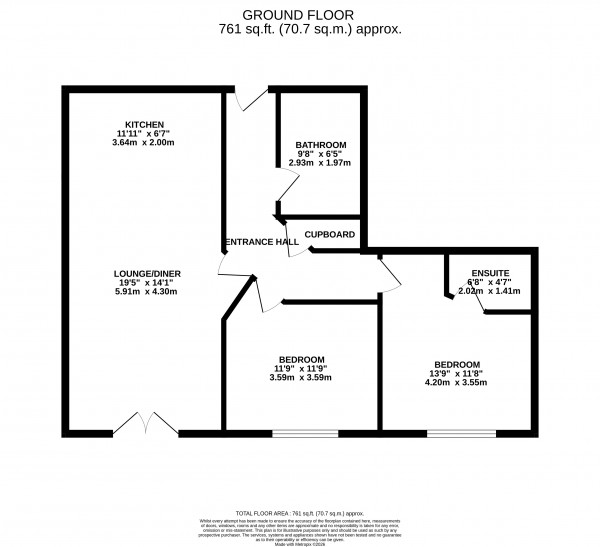 Floorplan for Cleethorpes, North East Lincolnshire