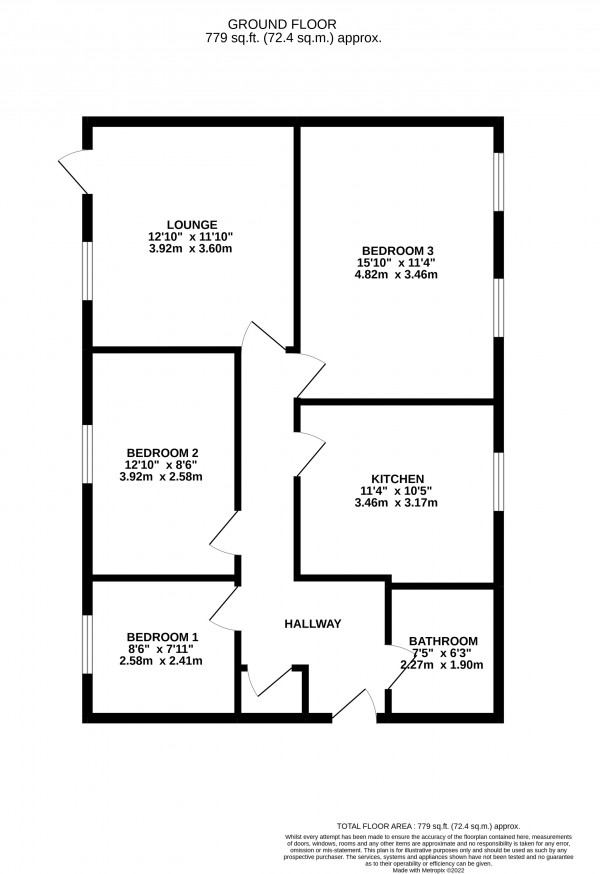 Floorplan for Grimsby, North East Lincolnshire