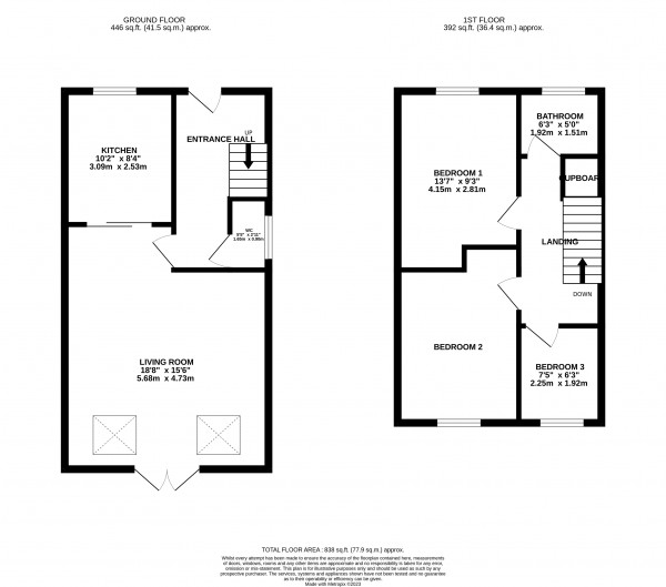 Floorplan for Grimsby, N E Lincolnshire