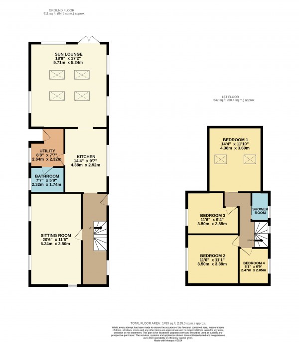 Floorplan for North Thoresby, Lincolnshire