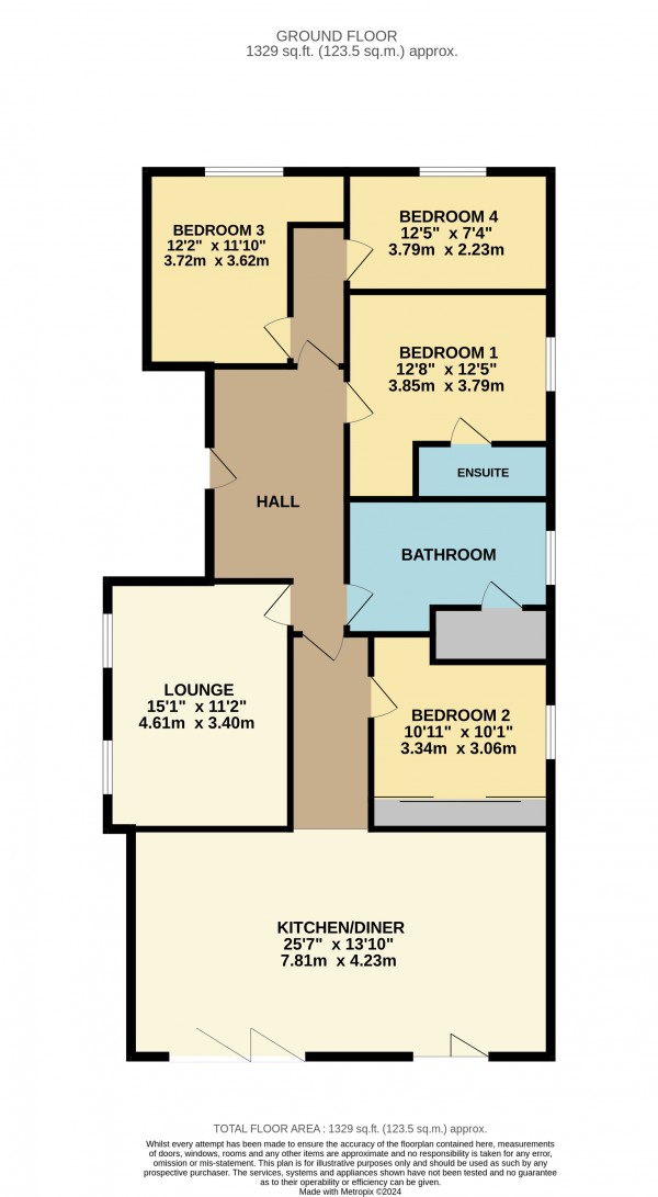 Floorplan for Grimsby, N.E Lincolnshire