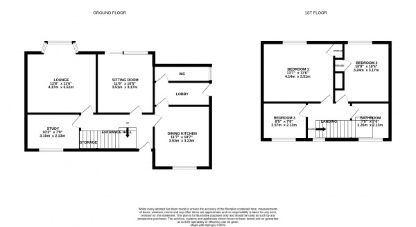 Floorplan for Cleethorpes, N E Lincolnshire