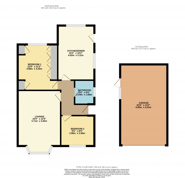 Floorplan for Grimsby, N.E Lincolnshire