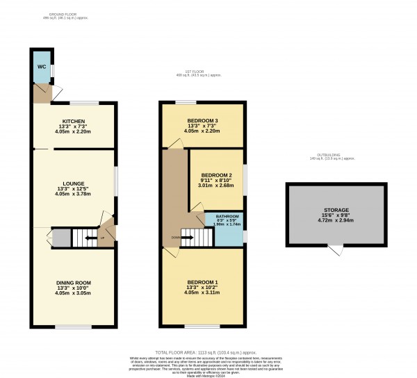 Floorplan for Grimsby, N.E Lincolnshire