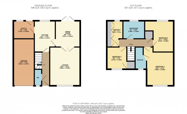 Floorplan for Great Coates, N.E Lincolnshire