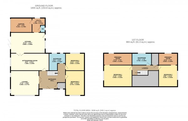 Floorplan for Cleethorpes, North East Lincs