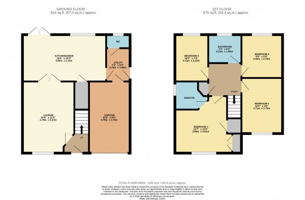 Floorplan for Humberston, N.E Lincolnshire