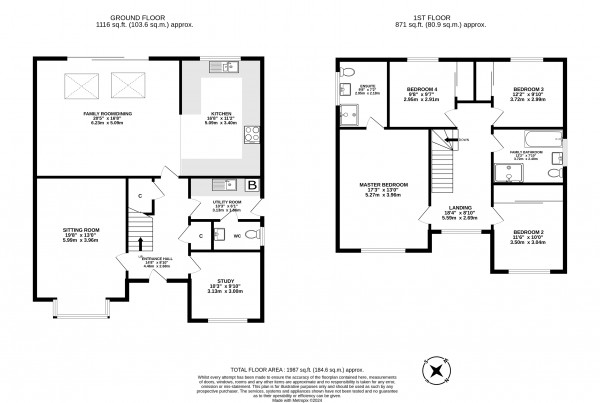 Floorplan for Immingham, Grimsby, North East Lincs