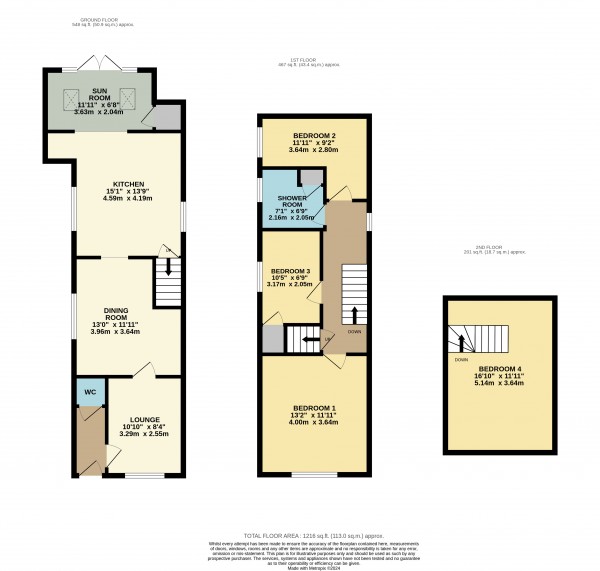 Floorplan for Caistor, Market Rasen, Lincolnshire