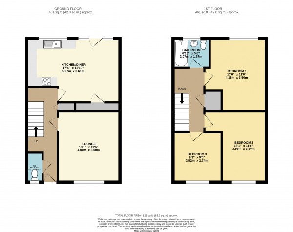 Floorplan for Grimsby, N.E.Lincolnshire