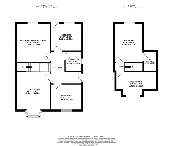 Floorplan for Grimsby, N E Lincs