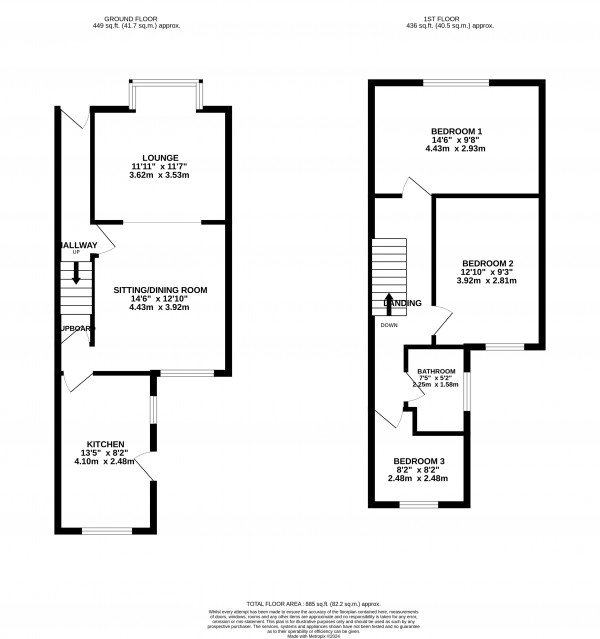Floorplan for Grimsby, N.E.Lincolnshire