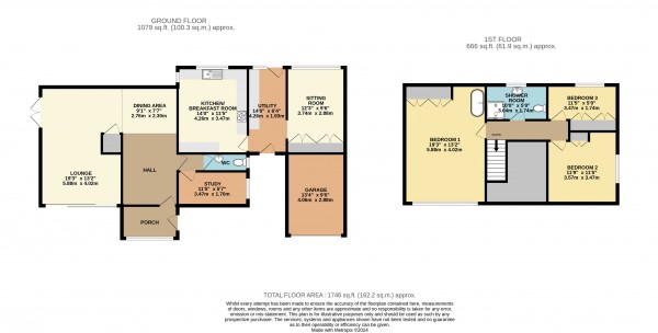 Floorplan for New Waltham, Grimsby, N.E.Lincolnshire