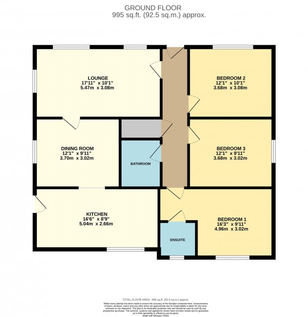 Floorplan for Goxhill, Barrow Upon Humber, North Lincolnshire