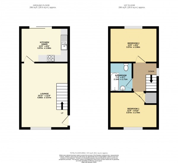 Floorplan for Immingham, N.E.Lincolnshire