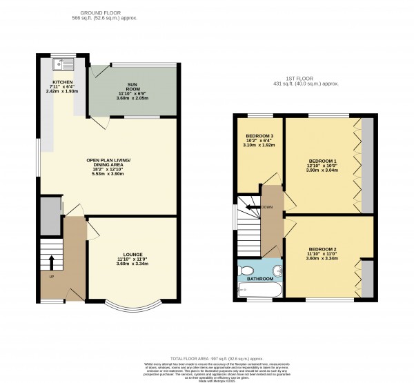 Floorplan for Grimsby, North East Lincs
