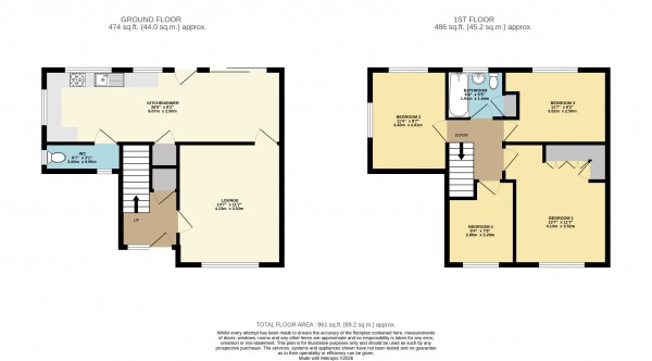 Floorplan for Immingham, Grimsby, N.E.Lincolnshire