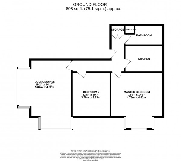 Floorplan for Grimsby, N.E.Lincolnshire