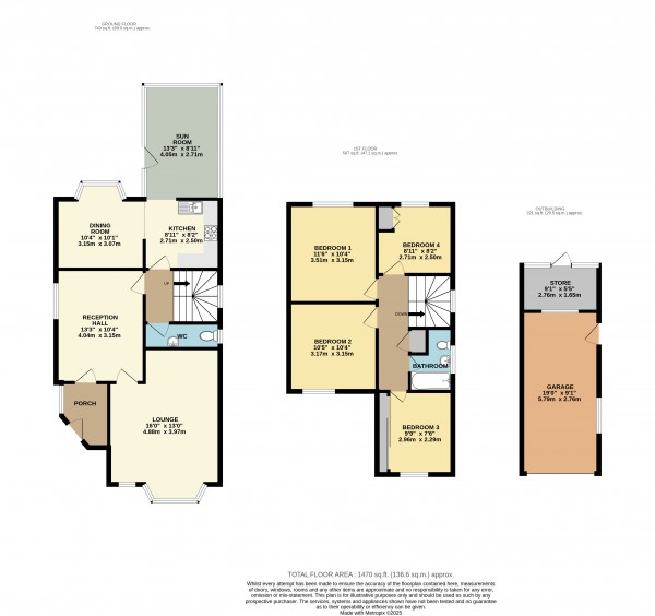 Floorplan for Keelby, Grimsby, N.E.Lincolnshire