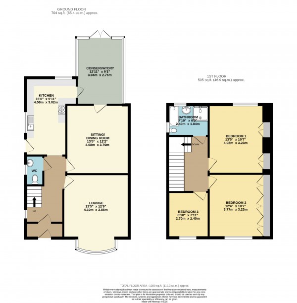 Floorplan for Grimsby, N.E.Lincolnshire