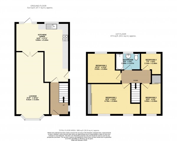 Floorplan for Grimsby