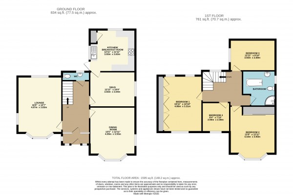 Floorplan for Grimsby, N.E Lincolnshire