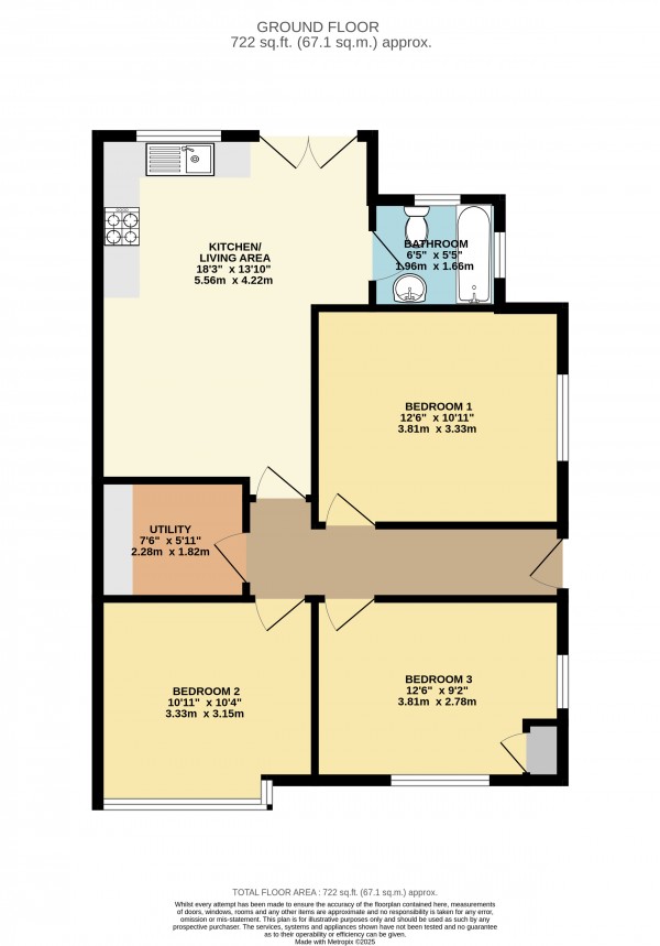 Floorplan for Grimsby, N.E Lincs