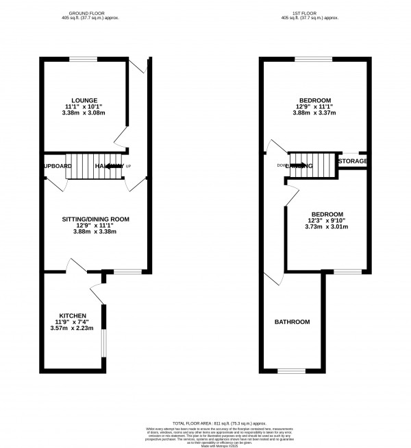 Floorplan for Grimsby, N E Lincolnshire