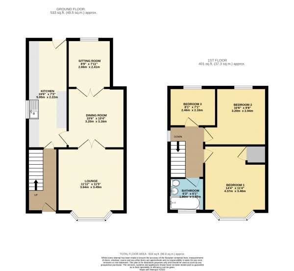 Floorplan for South Killingholme