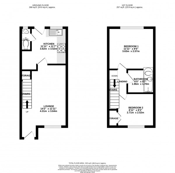 Floorplan for Grimsby, N E LIncs