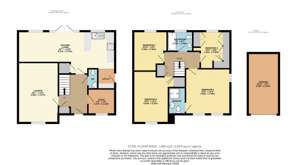 Floorplan for New Waltham, N.E Lincs