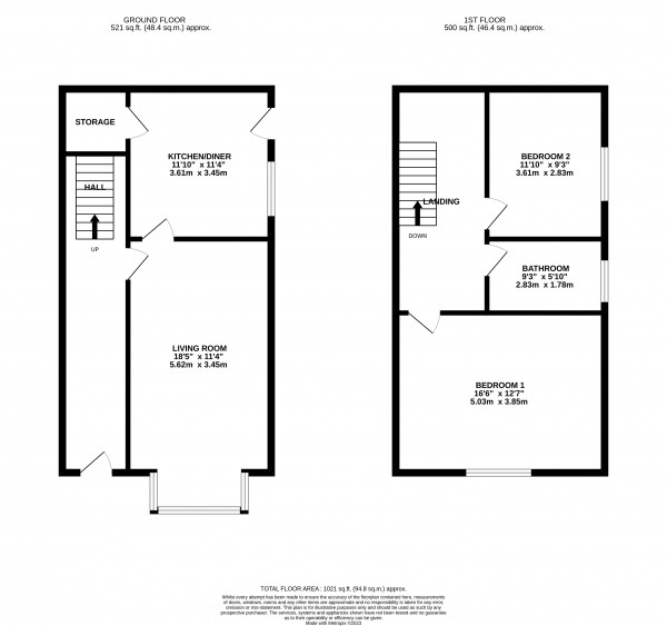 Floorplan for Cleethorpes, N E Lincolnshire