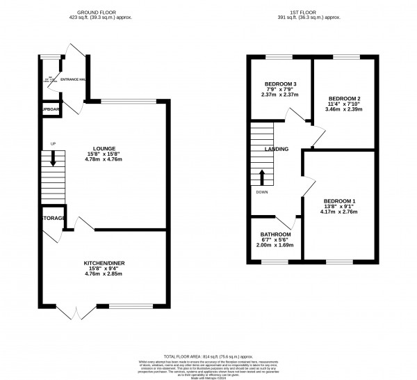 Floorplan for North Killingholme, N.E Lincolnshire