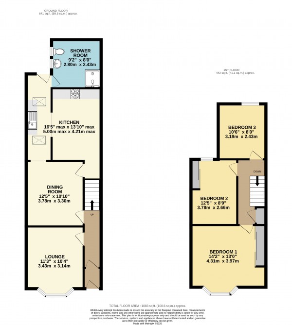 Floorplan for Grimsby, N.E.Lincolnshire