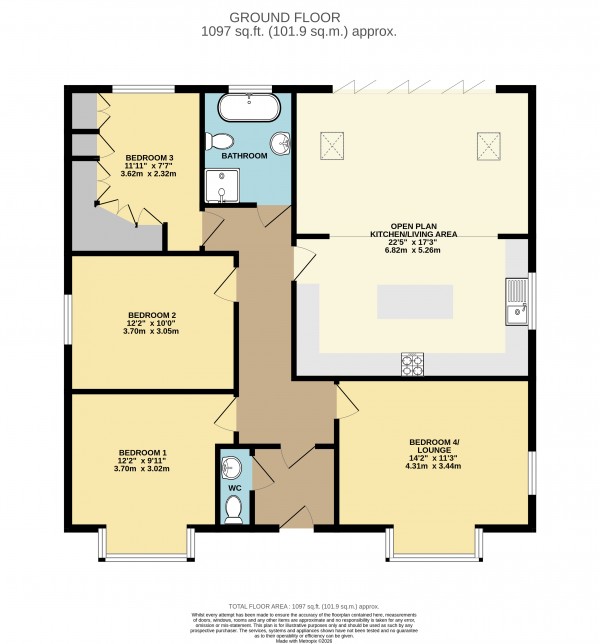 Floorplan for Grainthorpe, Louth