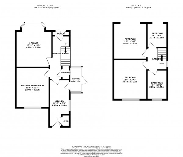 Floorplan for Grimsby, N.E.Lincolnshire