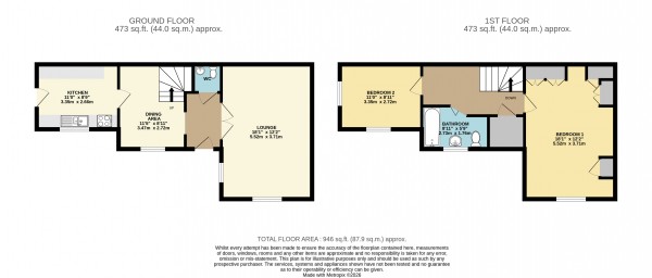 Floorplan for Grimsby, N.E.Lincolnshire
